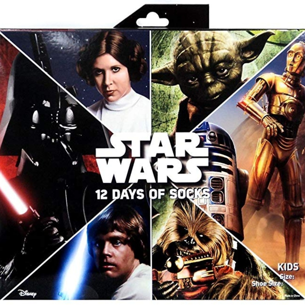 Star Wars 12 Days of Socks